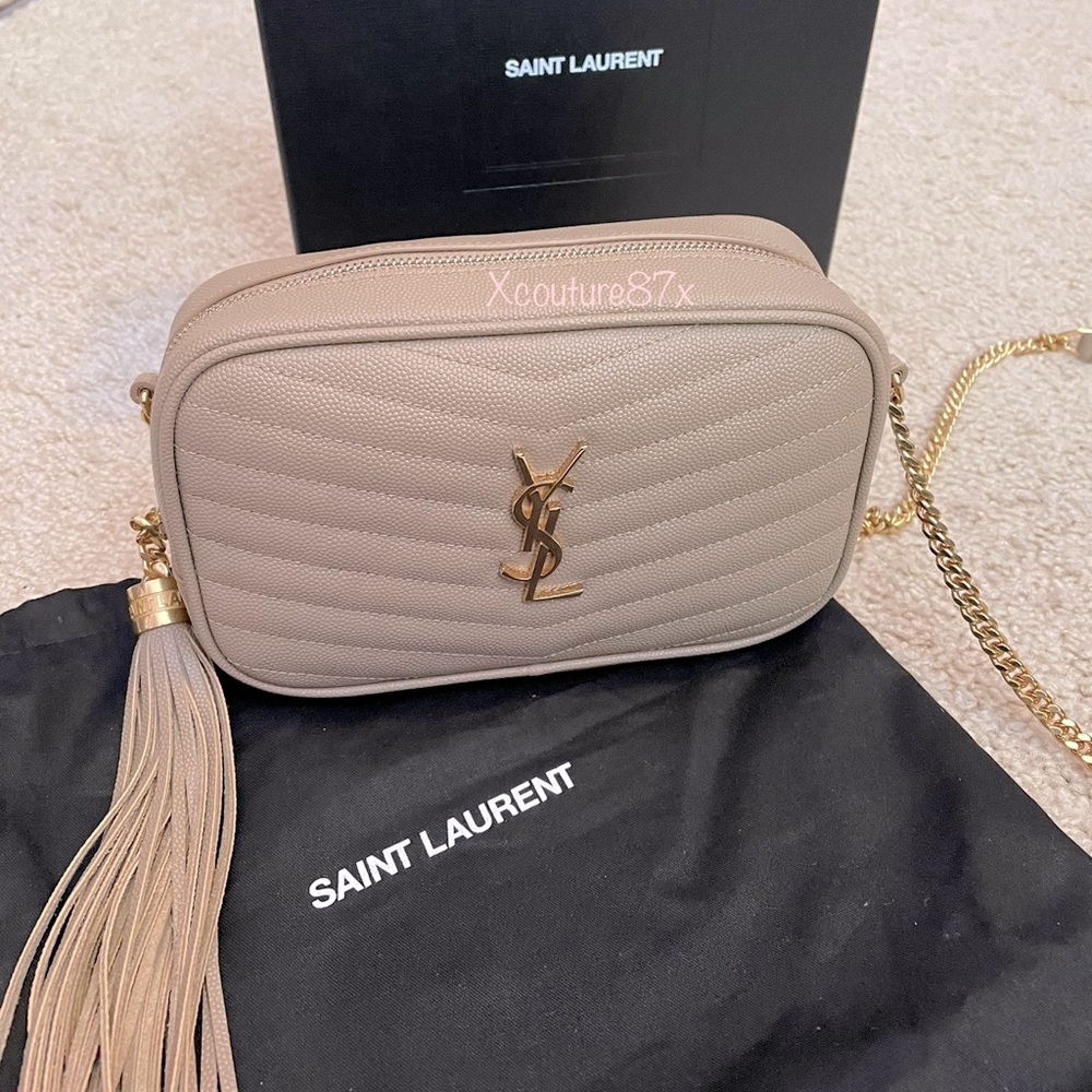 YSL Saint Laurent mini Lou camera bag authentic